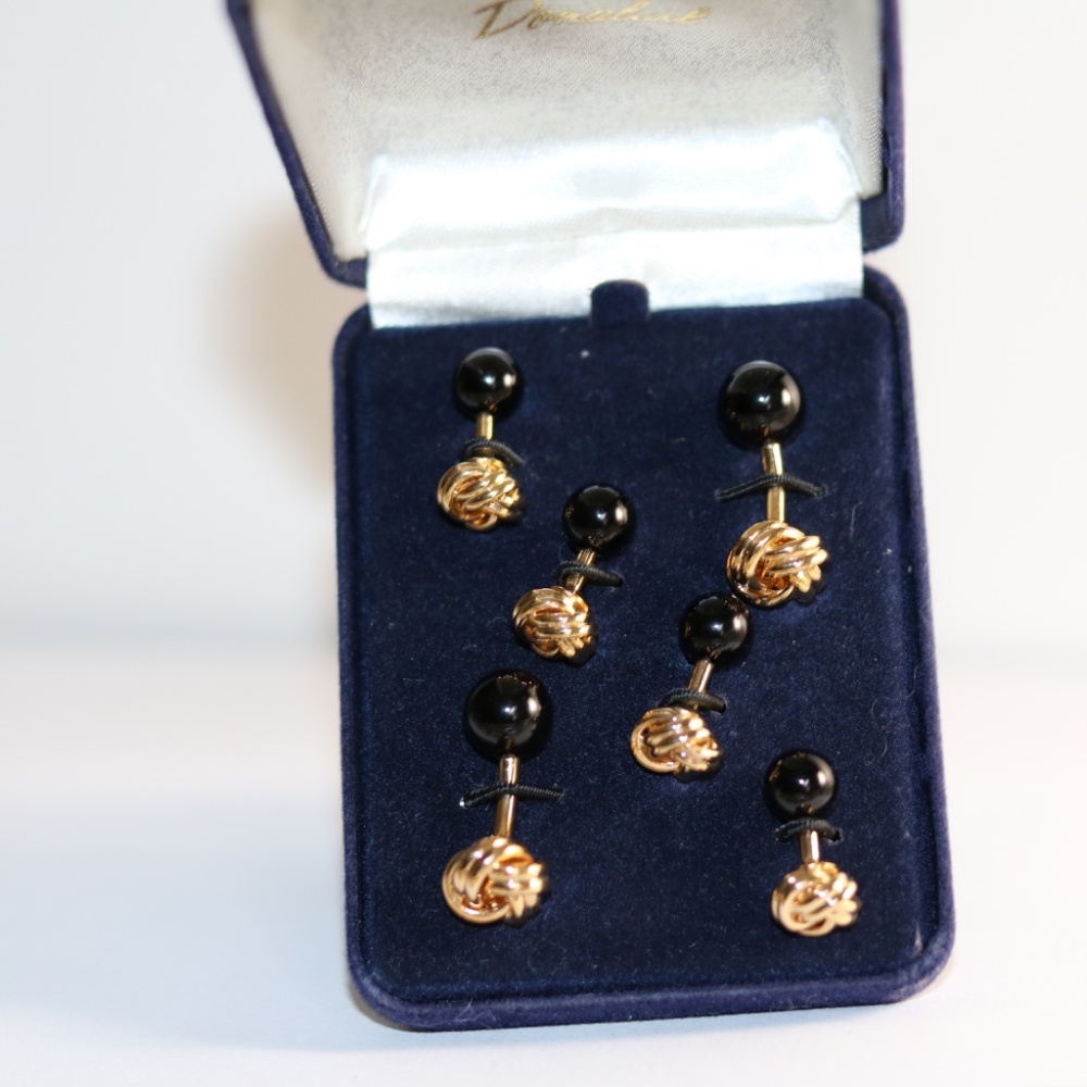 Reversible Stud And Cufflink Set - image 2